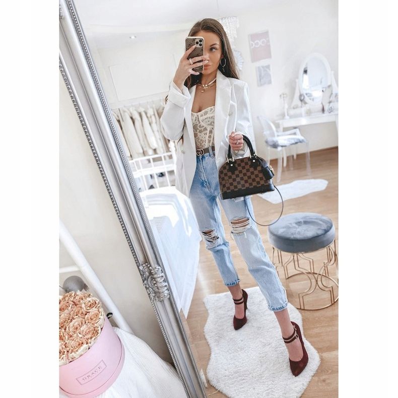 Pompele din piele de căprioară burgundă pe călcâiul L408 roșu 2