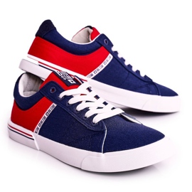 Adidași pentru bărbați Big Star FF174137 Albastru-Roșu roşu albastru marin 1