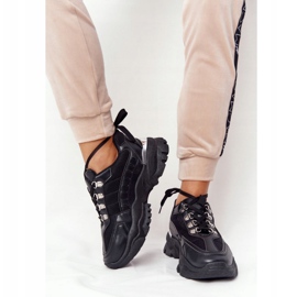 PS1 Adidași de damă pe talpă mare Good Mood negru 1