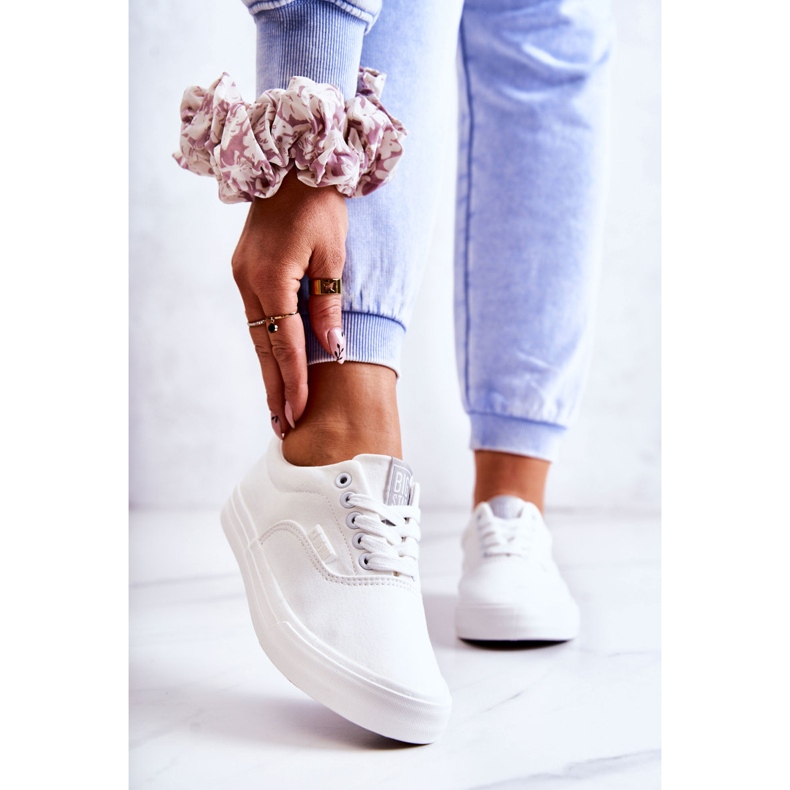 Adidași pentru femei Big Star FF274168 Alb 1