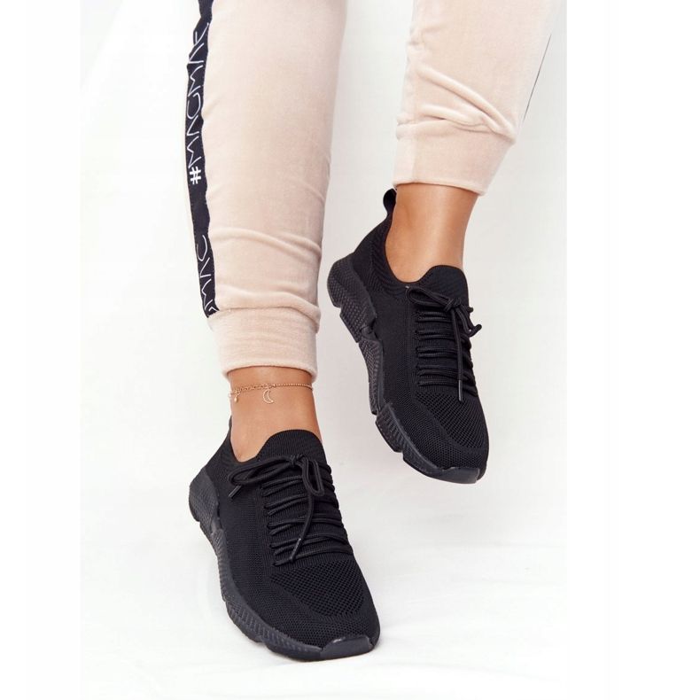 Pantofi sport pentru femei Slip-on Big Star DD274579 Negru 2 Pantofi sport pentru femei Slip-on Big Star DD274579 Negru 2