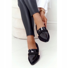 S.Barski Mocasini elegante S. Barski Premium Suede Black negru 2