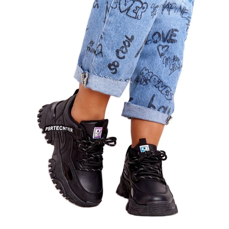 Evento Adidași sport pentru femei Știri 21SP26-3925 negru 1