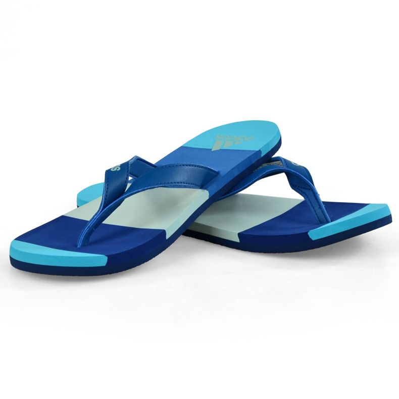 Papuci Adidas Eezay Striped BA8808 albastru marin albastru 2