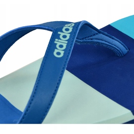 Papuci Adidas Eezay Striped BA8808 albastru marin albastru 3