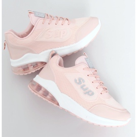 Pantofi sport pentru femei roz BM-587 Roz argint 1
