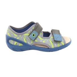 Pantofi pentru copii Befado pu 065X159 albastru gri multicolor 1