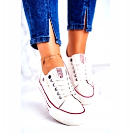 Adidași pentru femei Big Star White GG274140 alb 3