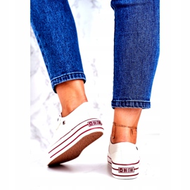 Adidași pentru femei Big Star White GG274140 alb 4