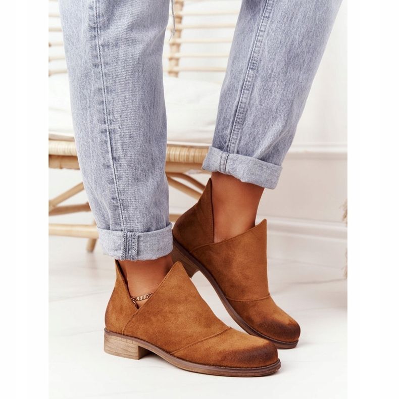 PS1 Cizme de damă cu decupaje de la Camel Hillary maro 1