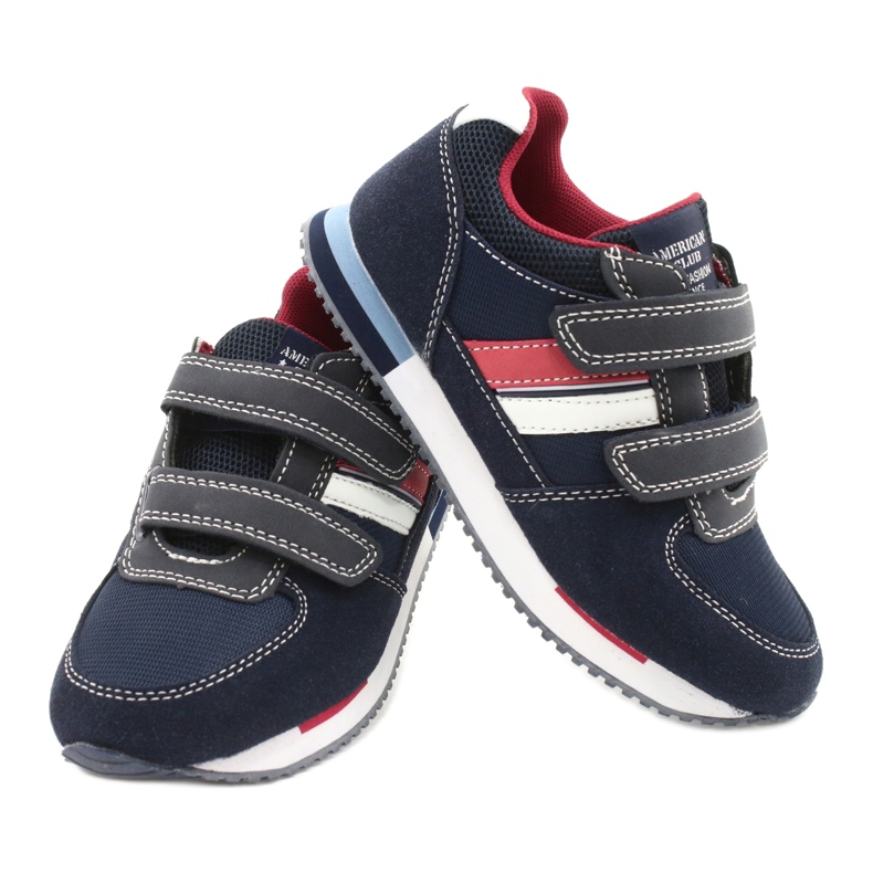 American Club Pantofi pentru copii albastru bleumarin RH24 4