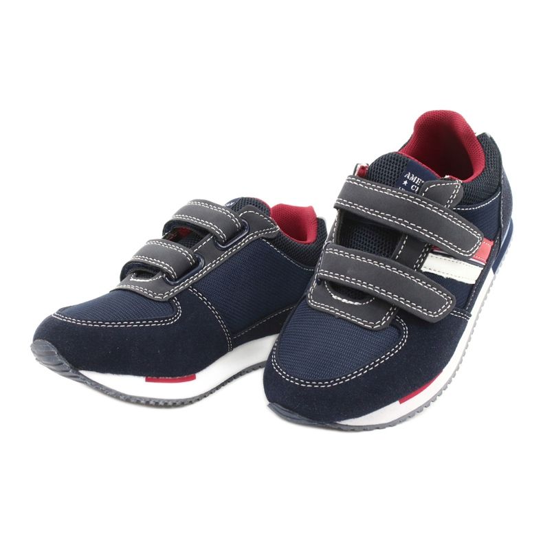 American Club Pantofi pentru copii albastru bleumarin RH24 2
