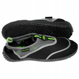 Încălțăminte de plajă AQUA-SPEED negru, gri, lime 5A 1