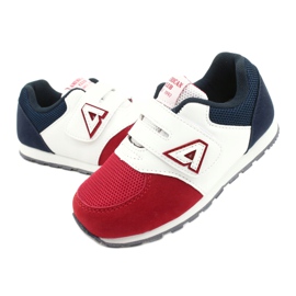 American Club Pantofi sport pentru copii Insert din piele BS01 BS02 RED multicolor 2