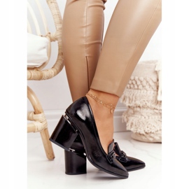 Pompele elegante pe o bară S.Barski Premium Black negru 2