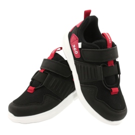 Pantofi sport cu branț din piele American Club AA06 negru 4