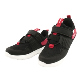 Pantofi sport cu branț din piele American Club AA06 negru 2