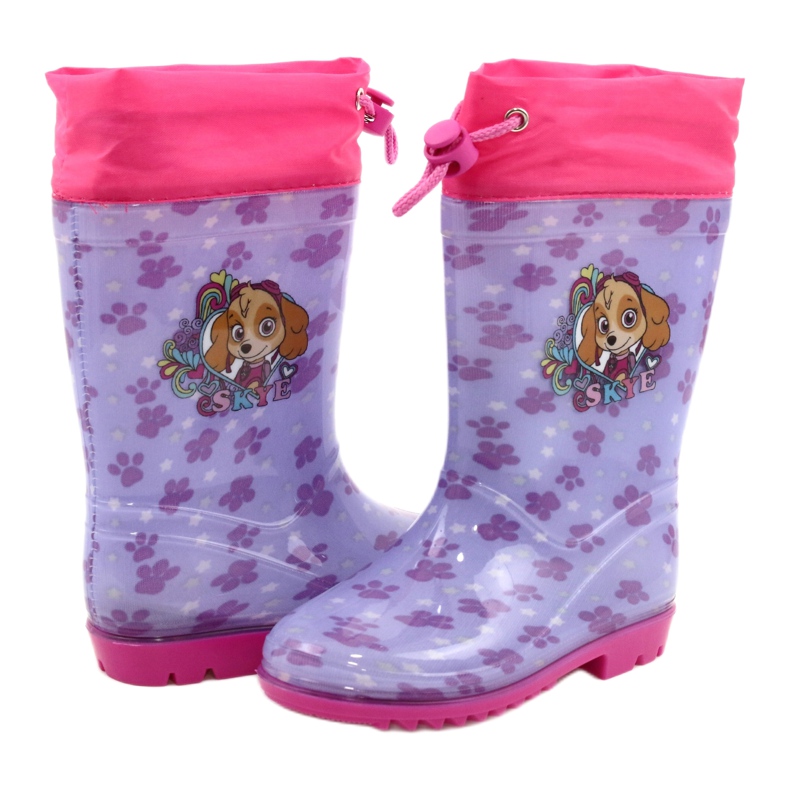 American Club American Lavender Wellies SKYE KAL04 violet roz 2 American Club American Lavender Wellies SKYE KAL04 violet roz 2