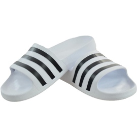 Papuci albi Adidas Adilette Aqua F35539 ['alb negru'] 1