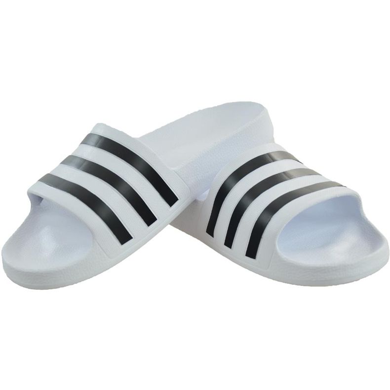 Papuci albi Adidas Adilette Aqua F35539 ['alb negru'] 1