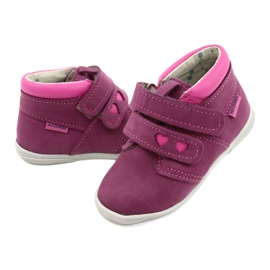 Mazurek Pantofi sport din piele cu Velcro 1355 fucsia-roz 3 Mazurek Pantofi sport din piele cu Velcro 1355 fucsia-roz 3