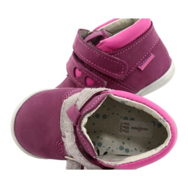 Mazurek Pantofi sport din piele cu Velcro 1355 fucsia-roz 4 Mazurek Pantofi sport din piele cu Velcro 1355 fucsia-roz 4