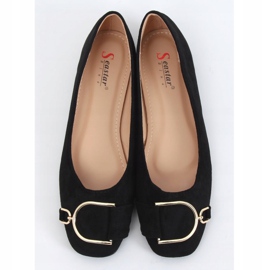 Balerini de damă negri eleganți LK47P Negru 1 Balerini de damă negri eleganți LK47P Negru 1