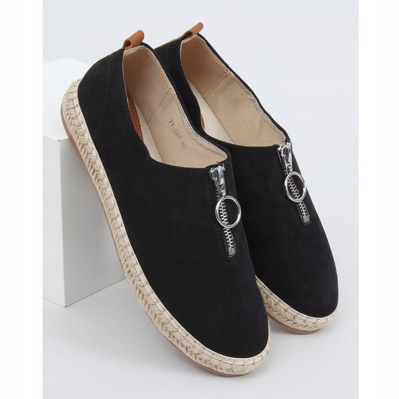 Espadrile dama negre 77-187 Negre negru 1 Espadrile dama negre 77-187 Negre negru 1