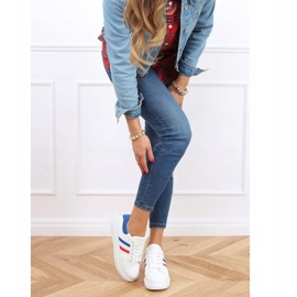 Adidași de damă albi VL139P Albastru 2