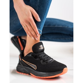 Mckeylor Încălțăminte sport cu șiret negru portocale 2 Mckeylor Încălțăminte sport cu șiret negru portocale 2