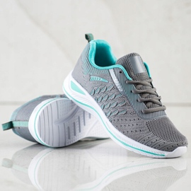 Bona Pantofi sport de viteză pentru alergare gri verde 2 Bona Pantofi sport de viteză pentru alergare gri verde 2