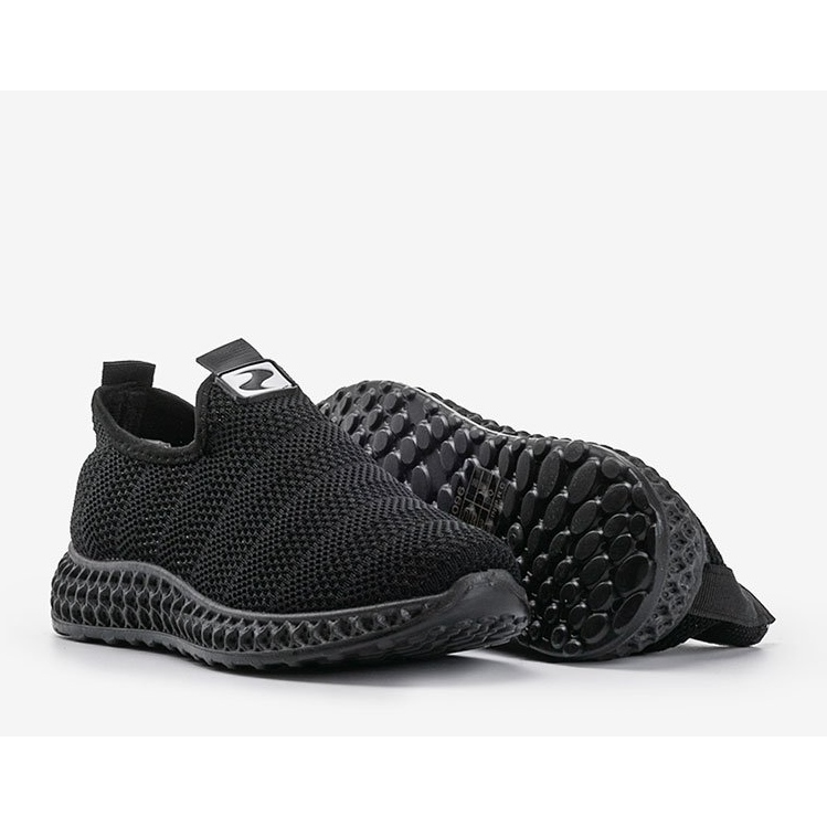 Pantofi sport alunecați de culoare neagră Katy negru 1