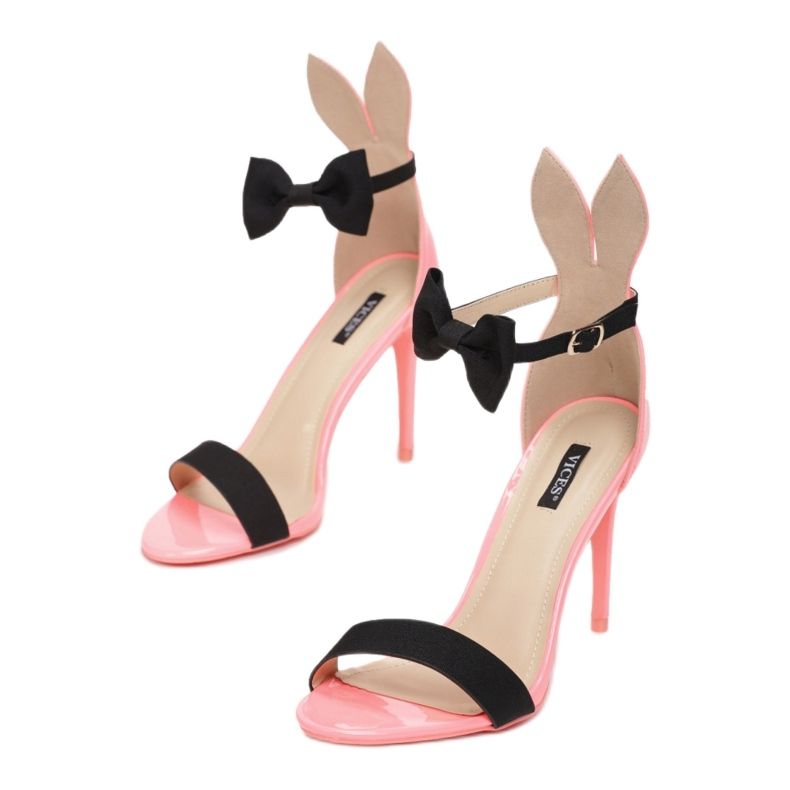 Vices Vici 5077-23 Fushia 35 40 negru roz 1