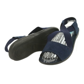 Sandale dama Adanex Bleumarin albastru 2