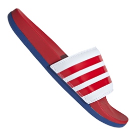 Papuci Adidas Adilette Comfort M EG1853 alb roșu 3