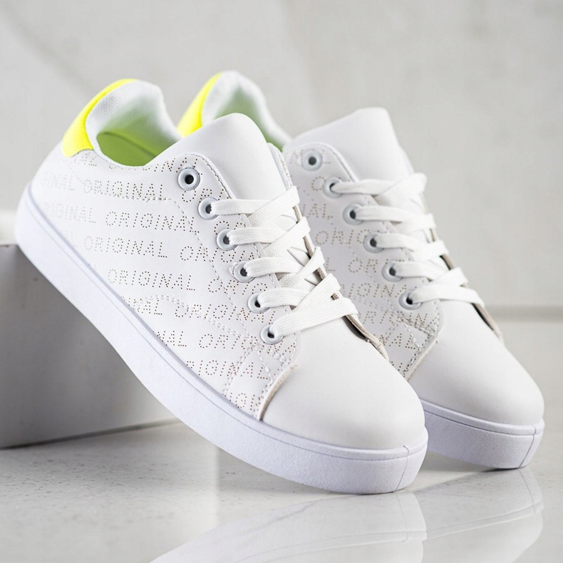 SHELOVET Adidași scăpați originali alb 1