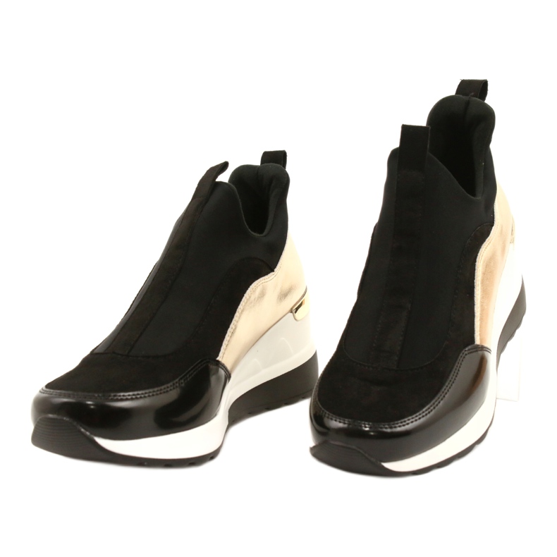 Adidași cu pene Evento 21PB35-4000 negru de aur 4 Adidași cu pene Evento 21PB35-4000 negru de aur 4
