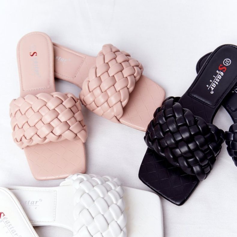 PS1 Papuci împletite Cheryl bej pentru femei 1