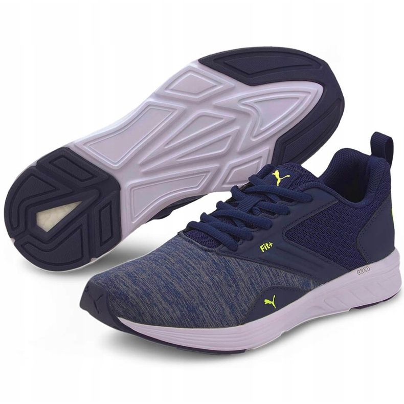 Încălțăminte pentru copii Puma Nrgy Comet bleumarin 190675 17 albastru marin verde 2