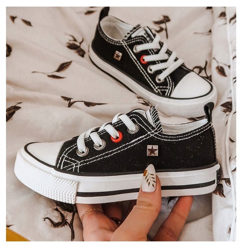 Adidași clasici mici pentru copii Big Star HH374090 Negru ['negru'] 2