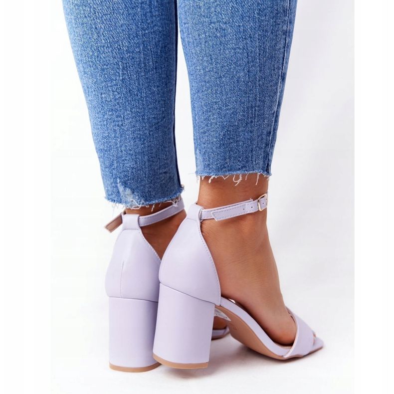 PS1 Sandale pe tocuri violete născute în acest fel 2