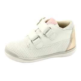 American Club Încălțăminte sport cu velcro GC06 / 21 alb și auriu 1