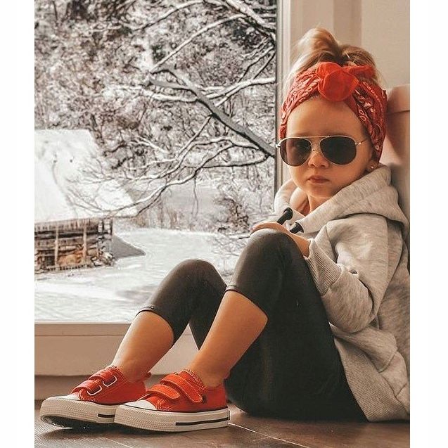 Adidași mici pentru copii cu velcro Big Star HH374098 Roșu roşu roşu 1