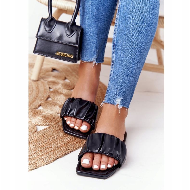 PS1 Papuci negri clasici pentru femei Arată bine negru 2