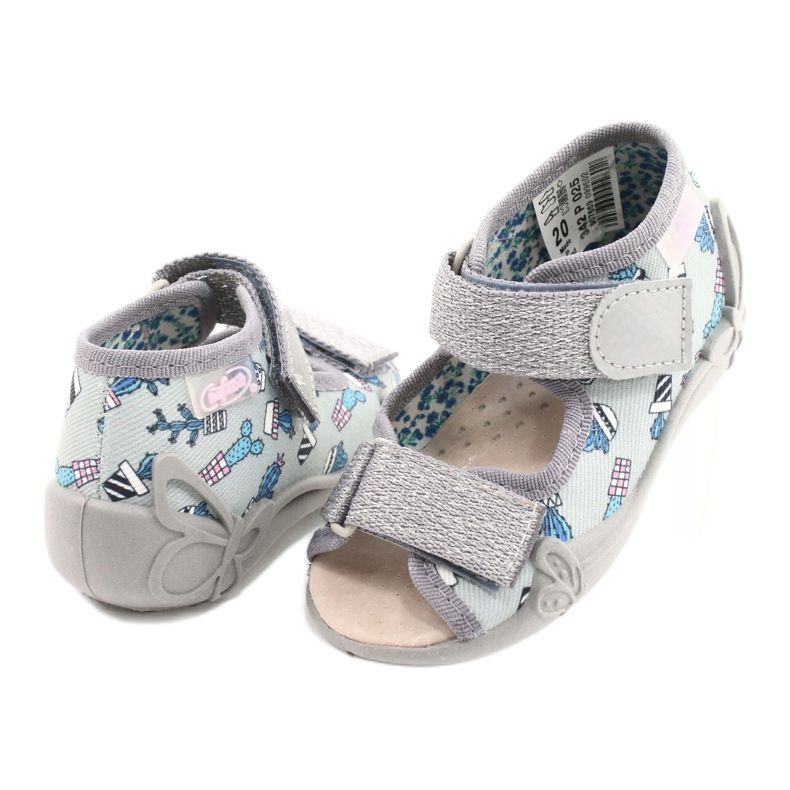 Pantofi pentru copii Befado galbeni 342P025 gri 4