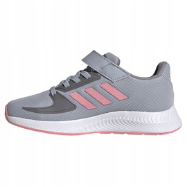 Pantofi copii Adidas Runfalcon 2.0 C gri-roz FZ0111 1