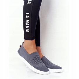 Adidași pentru femei Slip-on Big Star FF274A607 Gri 1