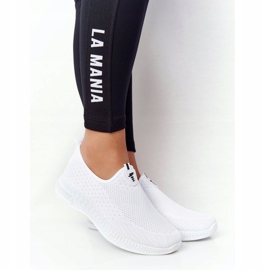 PS1 Pantofi sport pentru femei Slip-on White Be Stretchy alb 1 PS1 Pantofi sport pentru femei Slip-on White Be Stretchy alb 1