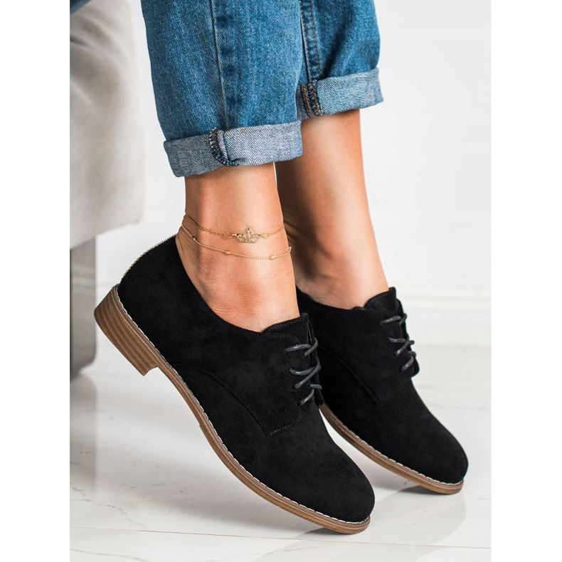 Seastar Încălțăminte din piele de căprioară negru 1