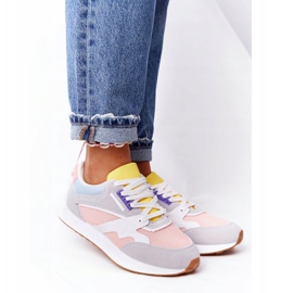 PS1 Încălțăminte sport pentru femei Adidași roz-gri după ore multicolor 1 PS1 Încălțăminte sport pentru femei Adidași roz-gri după ore multicolor 1